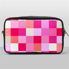 Pink Box Toiletries Bag (one Side) by nateshop