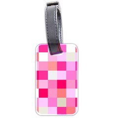 Pink Box Luggage Tag (two Sides) by nateshop