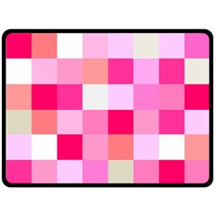 Pink Box Double Sided Fleece Blanket (large)  by nateshop