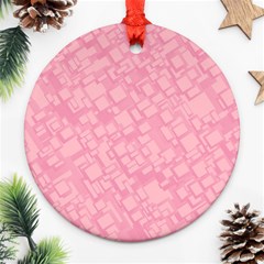 Pink Ornament (round) by nateshop