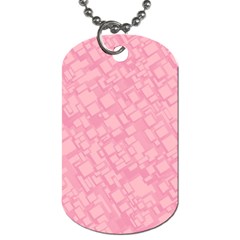 Pink Dog Tag (two Sides)