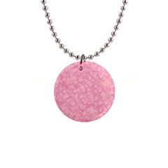 Pink 1  Button Necklace by nateshop