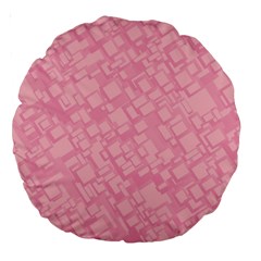 Pink Large 18  Premium Round Cushions by nateshop