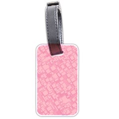 Pink Luggage Tag (two Sides) by nateshop