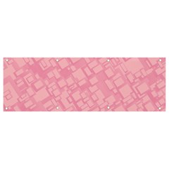 Pink Banner And Sign 9  X 3 