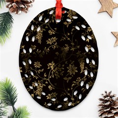 Scrapbook Oval Filigree Ornament (two Sides) by nateshop