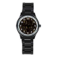 Scrapbook Stainless Steel Round Watch by nateshop