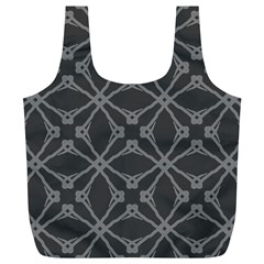 Seamless- Gray Full Print Recycle Bag (xl) by nateshop