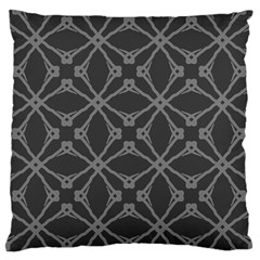 Seamless- Gray Standard Flano Cushion Case (one Side) by nateshop