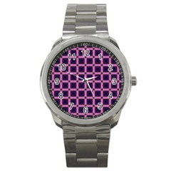 Seamless-box Puple Sport Metal Watch by nateshop