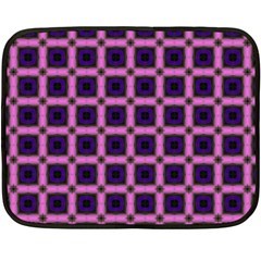 Seamless-box Puple Double Sided Fleece Blanket (mini)  by nateshop