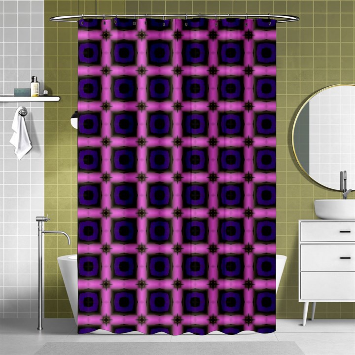 Seamless-box Puple Shower Curtain 48  x 72  (Small) 