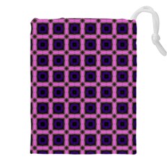 Seamless-box Puple Drawstring Pouch (4xl) by nateshop