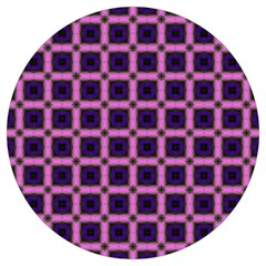 Seamless-box Puple Round Trivet by nateshop