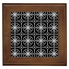 Seamless-pattern Black Framed Tile