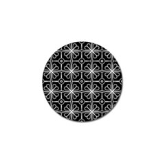 Seamless-pattern Black Golf Ball Marker (4 Pack) by nateshop