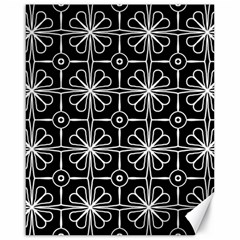 Seamless-pattern Black Canvas 16  X 20  by nateshop