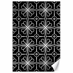 Seamless-pattern Black Canvas 20  X 30  by nateshop