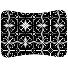 Seamless-pattern Black Velour Seat Head Rest Cushion by nateshop