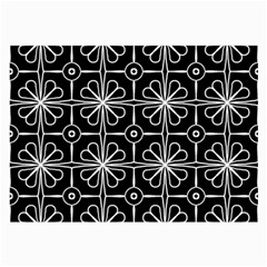 Seamless-pattern Black Large Glasses Cloth (2 Sides) by nateshop