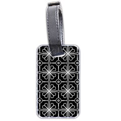 Seamless-pattern Black Luggage Tag (two Sides) by nateshop