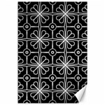 Seamless-pattern Black Canvas 12  x 18  11.88 x17.36  Canvas - 1