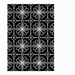 Seamless-pattern Black Small Garden Flag (two Sides) by nateshop