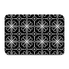 Seamless-pattern Black Plate Mats by nateshop