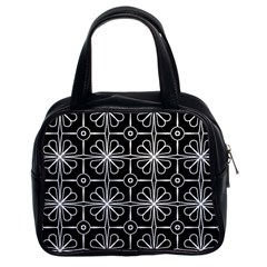 Seamless-pattern Black Classic Handbag (two Sides) by nateshop