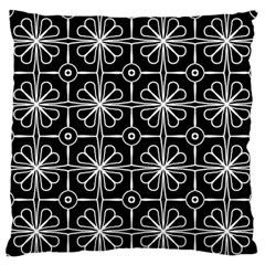 Seamless-pattern Black Standard Flano Cushion Case (one Side) by nateshop