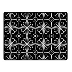 Seamless-pattern Black Double Sided Fleece Blanket (small)  by nateshop