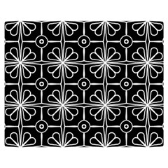 Seamless-pattern Black Double Sided Flano Blanket (medium)  by nateshop