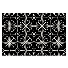 Seamless-pattern Black Banner And Sign 6  X 4  by nateshop