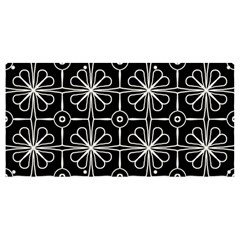 Seamless-pattern Black Banner And Sign 8  X 4 