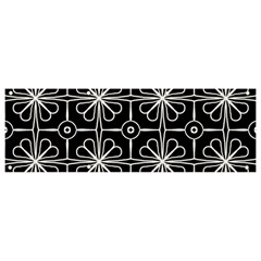 Seamless-pattern Black Banner And Sign 9  X 3 