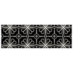 Seamless-pattern Black Banner and Sign 9  x 3  Front