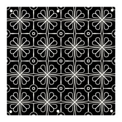 Seamless-pattern Black Banner And Sign 3  X 3 