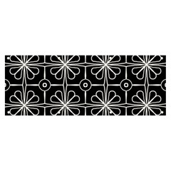 Seamless-pattern Black Banner And Sign 8  X 3 