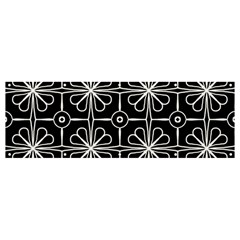 Seamless-pattern Black Banner And Sign 12  X 4 