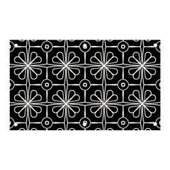 Seamless-pattern Black Banner And Sign 5  X 3 