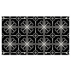 Seamless-pattern Black Banner And Sign 7  X 4 