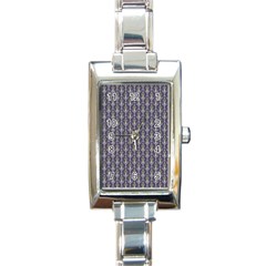 Seamless-pattern Gray Rectangle Italian Charm Watch by nateshop