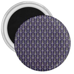 Seamless-pattern Gray 3  Magnets by nateshop