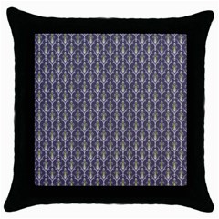 Seamless-pattern Gray Throw Pillow Case (black) by nateshop