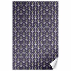 Seamless-pattern Gray Canvas 24  X 36  by nateshop