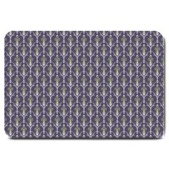 Seamless-pattern Gray Large Doormat  by nateshop