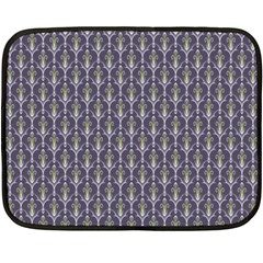 Seamless-pattern Gray Fleece Blanket (mini) by nateshop