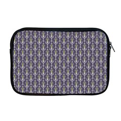 Seamless-pattern Gray Apple Macbook Pro 17  Zipper Case by nateshop