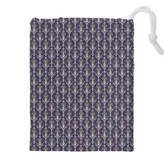 Seamless-pattern Gray Drawstring Pouch (5xl) by nateshop