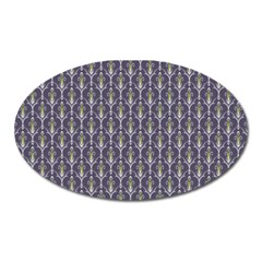 Seamless-pattern Gray Oval Magnet